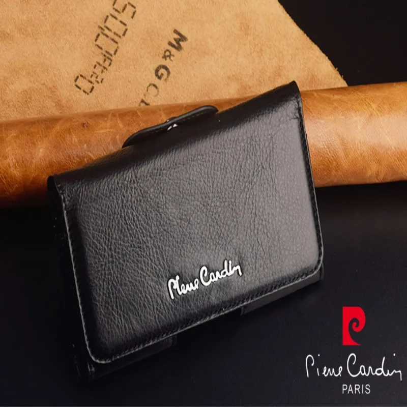 

For Huawei Mate 9 Mate Mate 7 P8 P9 Pierre Cardin Case Cover Pro Genuine Leather Belt Clip Black Free Shipping