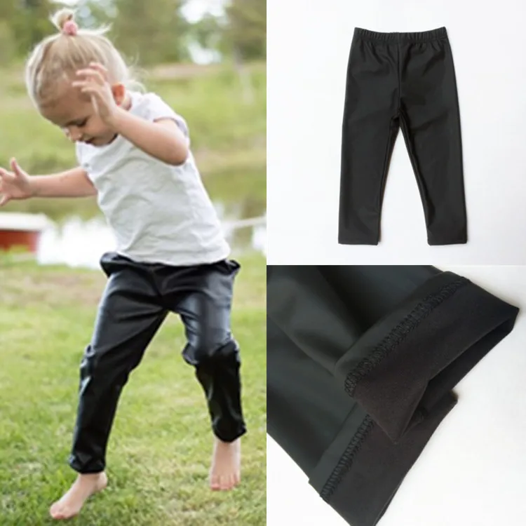 baby leather pants