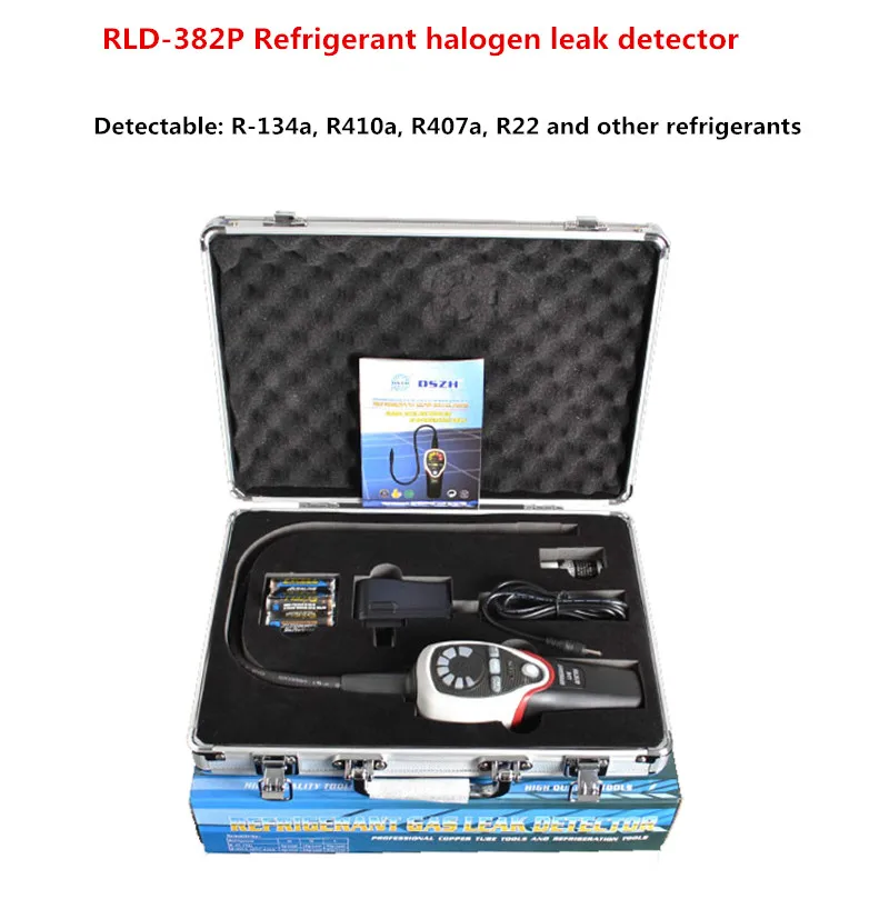 

Refrigerant halogen leak detector Air conditioning refrigerant leak tester R-134a R410a R407a R22 RLD-382P Y