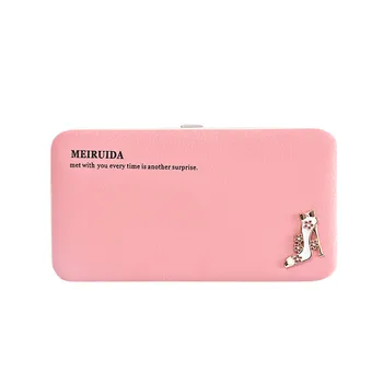 

2019 Latest Leather Long Women Wallet Purse Money Coin Card Holders wallets Carteras Phone Bag Fashion Purse Wristlet Clutch New