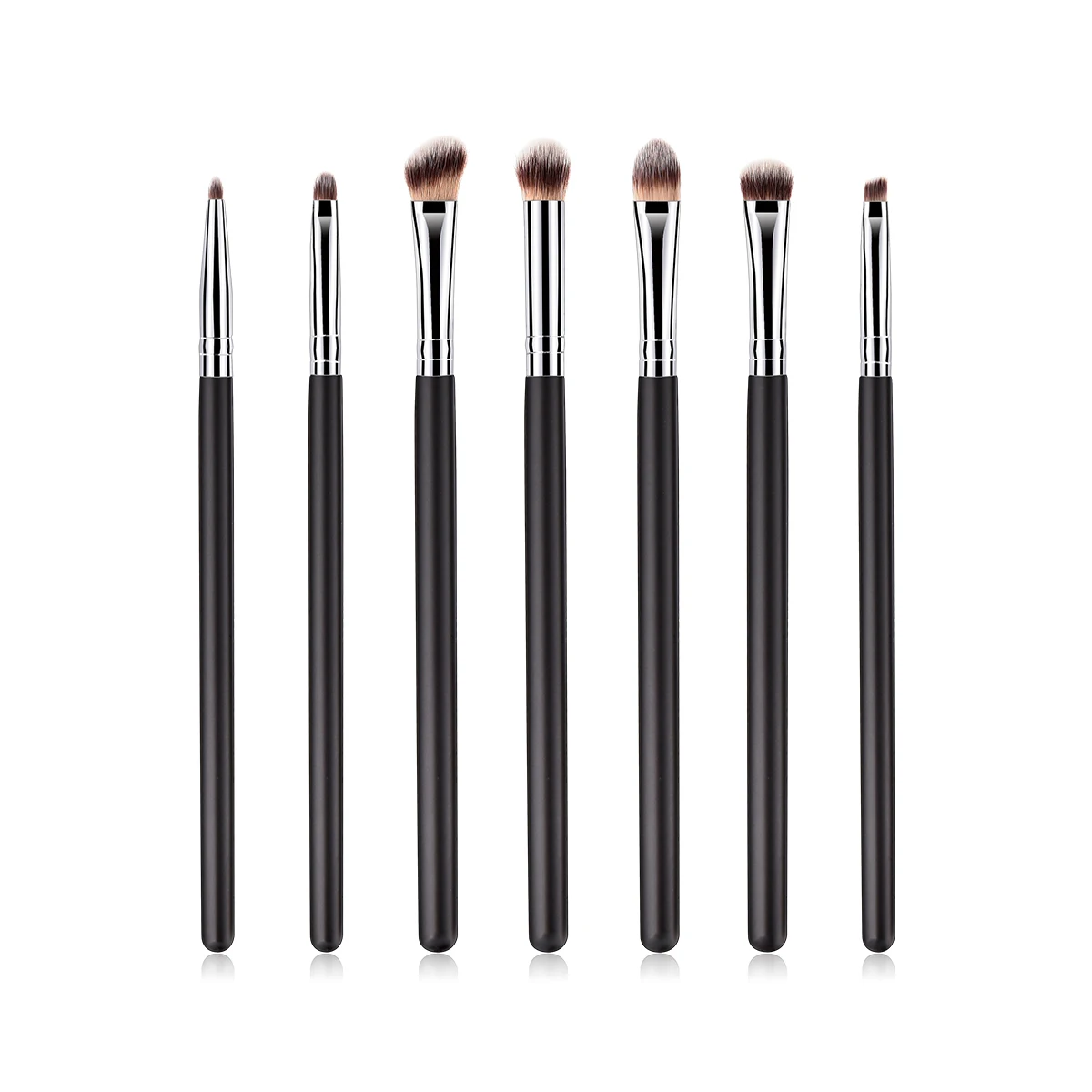 BBL 7pcs Pro Smoky Eye Brushes Set Angled Eyebrow Eyeshadow Blending
