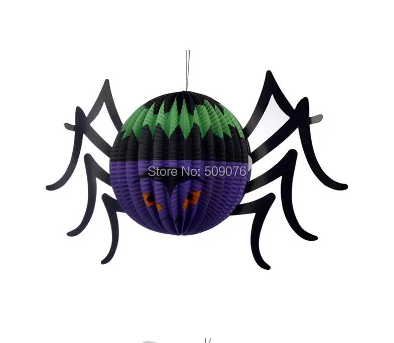 120 шт/партия бумажный фонарь шары летучая мышь паук реквизит с призраками для детей Babyshower Хэллоуин украшение для мероприятия вечеринки поставки