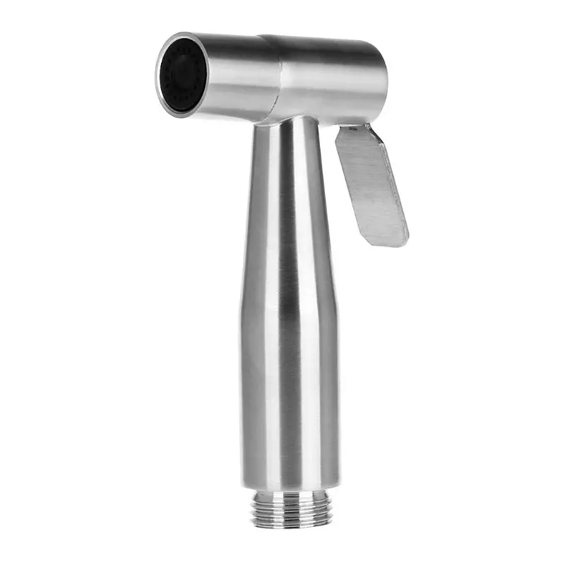 

1Set Handheld Toilet Sprayer Shower Head Set Stainless Steel Bidet Hand Faucet Self Cleaning Kit For Personal Care Cleaning