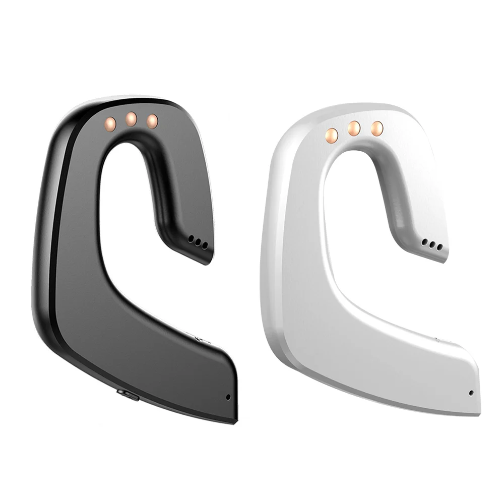 New Ear Hook Wireless Bluetooth Headset Negative Ion Sport Gym Business Wireless Bluetooth Headset with Mic