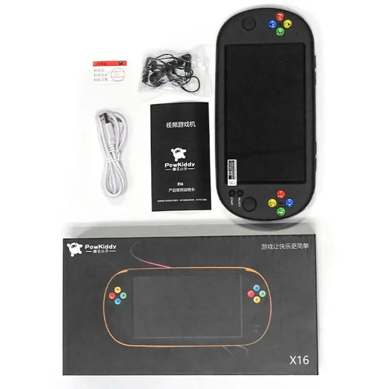 X16 7 дюймов игровой консоли, портативные игровые консоли Портативный 8 Гб Ретро Классический Видео Игровая приставка для Nes/gba эмулятор для Neogeo Arcade