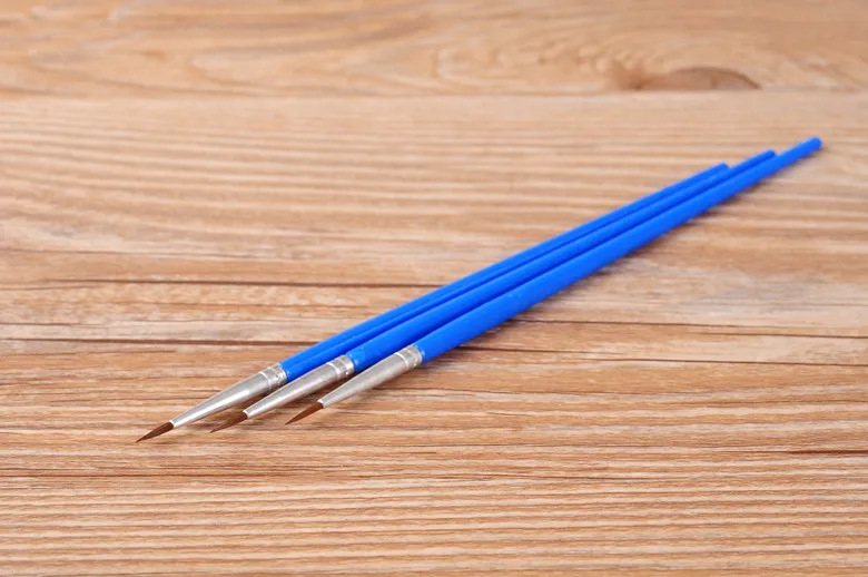 6 шт./компл. тонкая ручная роспись ручка для рисования с изображением синего дерева цветная палочка мультфильм росписью Тонкой кистью изысканное нейлоновая ручка