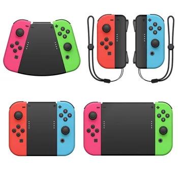 

Game Handle Connector for Nintend Switch Joy-Con, 5-in-1 Gamepad Handle with Wrist Strap for NS Switch Grip