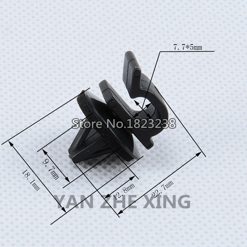 Hood Prop Rod Clips Door Tailgate Hood Lock Clips OEM91547 SE0 003 for Honda cars Holds 6mm