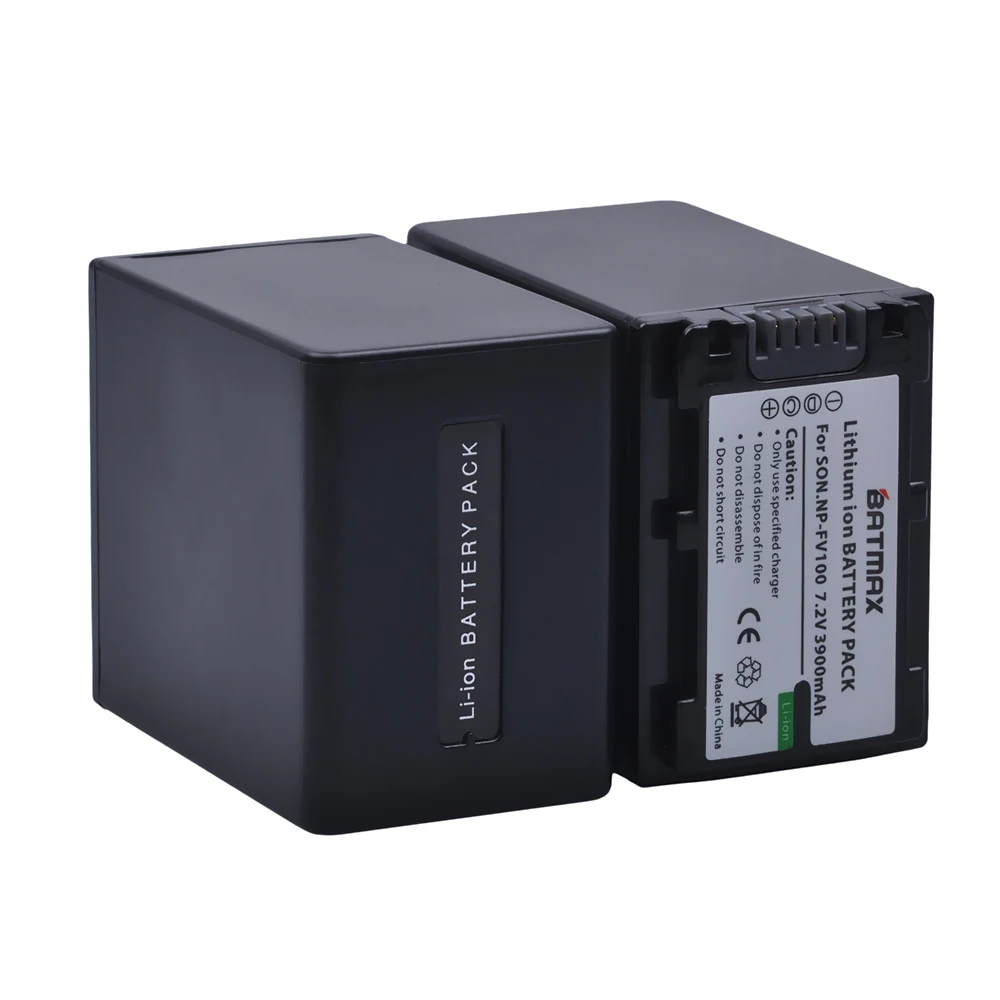 4 шт. 3900 мАч аккумулятор Batmax с двойным зарядным устройством для Sony|Цифровые