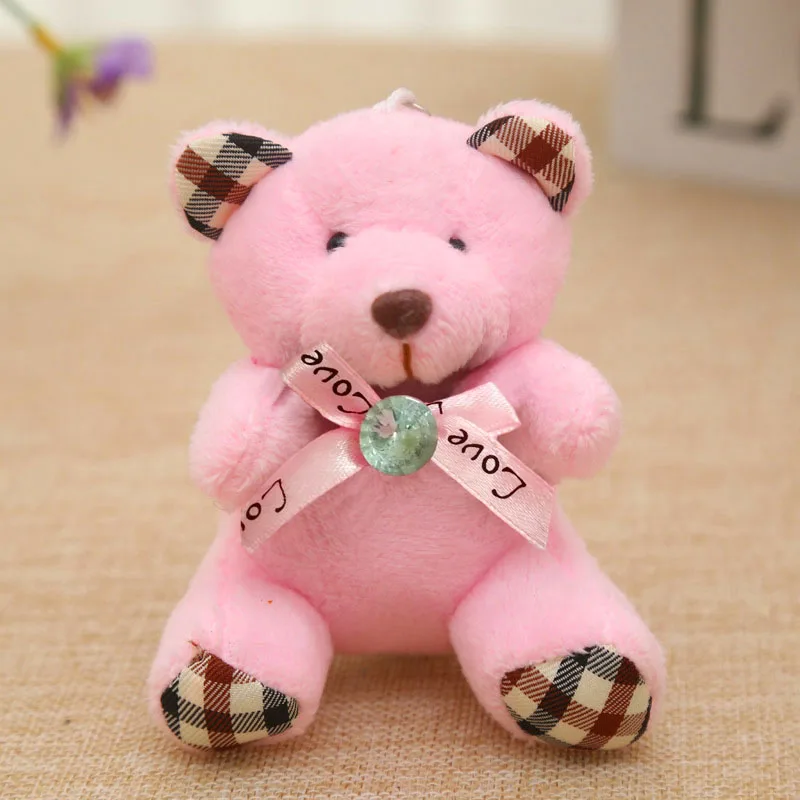 9CM-Popobe-Teddy-Bear-Cute-Plush-Toys-Bag-Keychain-Car-Key-Holder-for-Pendant-Doll-Kids (2)