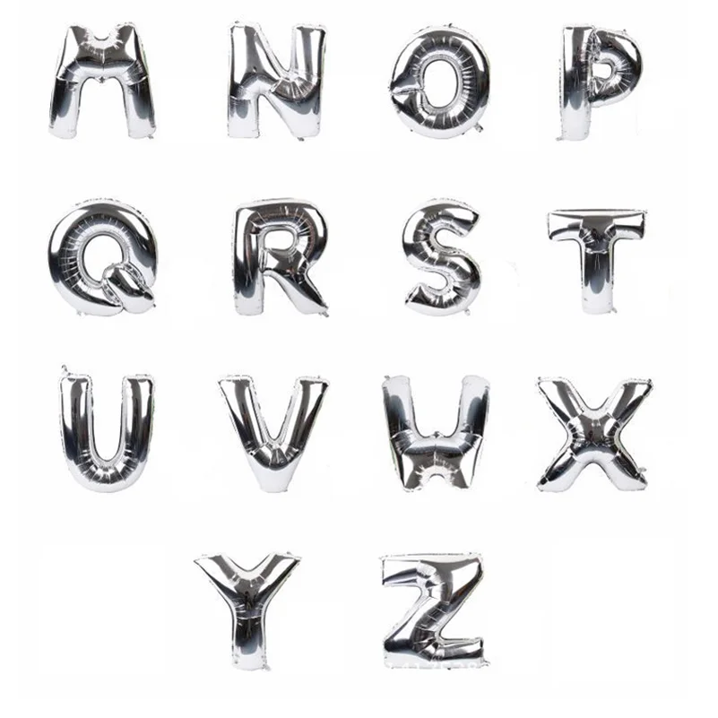 40inch letter -silver -801px