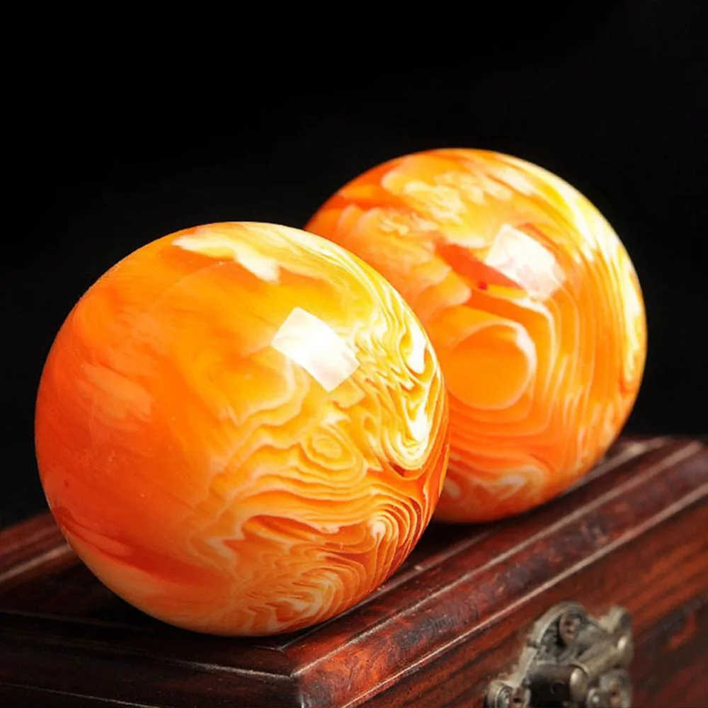 Yoga Fitness Ball Magnetic Therapy Massager Hand Acupuncture Ball Acupoint Needle Massage Men Women Pressure Relief