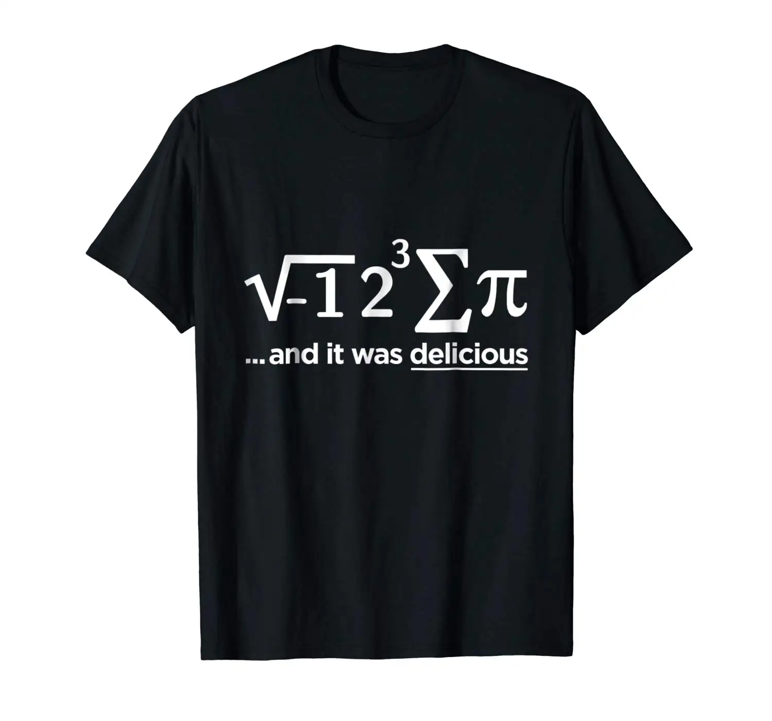 Забавная футболка с надписью I Ate Sum Pi Math Equation забавная унисекс 2019 | Мужская одежда