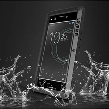 LOVE MEI металлический алюминиевый чехол для SONY Xperia XA1/XA1 Ultra/XZ Премиум противоударный водонепроницаемый чехол для XA1 чехол для улицы