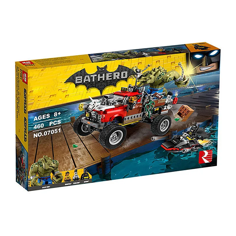 

Compatible with Legoe Batman Super Heroes Movie Killer Croc Tail Building Block sets Bricks model Toys for boys