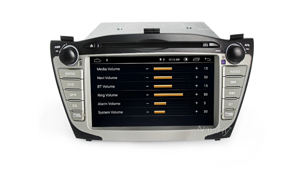 Sale New! 2din Android 8.1 Car radio GPS Navigation For Hyundai ix35 Tucson 2009-2015 Audio Radio Stereo Head Unit WIFI BT RDS Canbus 18