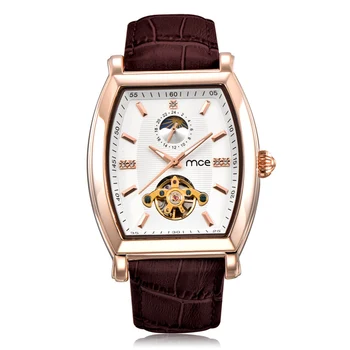

Men Steel Automatic Skeleton Mechanical Watch,Automatic Watch With Luxury Design golden