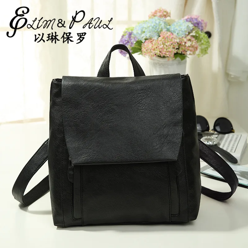 ELIM PAUL 2017 new travel backpack Korean tassel women s backpack casual student bags multi zone