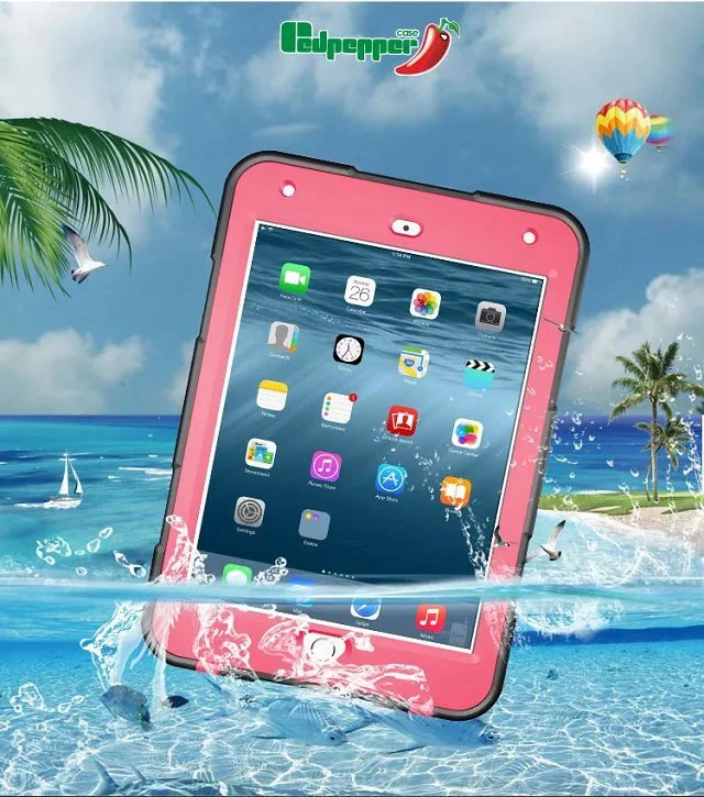 

Redpepper IP68 Extreme Waterproof Shockproof Military Bumper Heavy Duty Cover Shell Case Skin Protector for iPad Mini 4