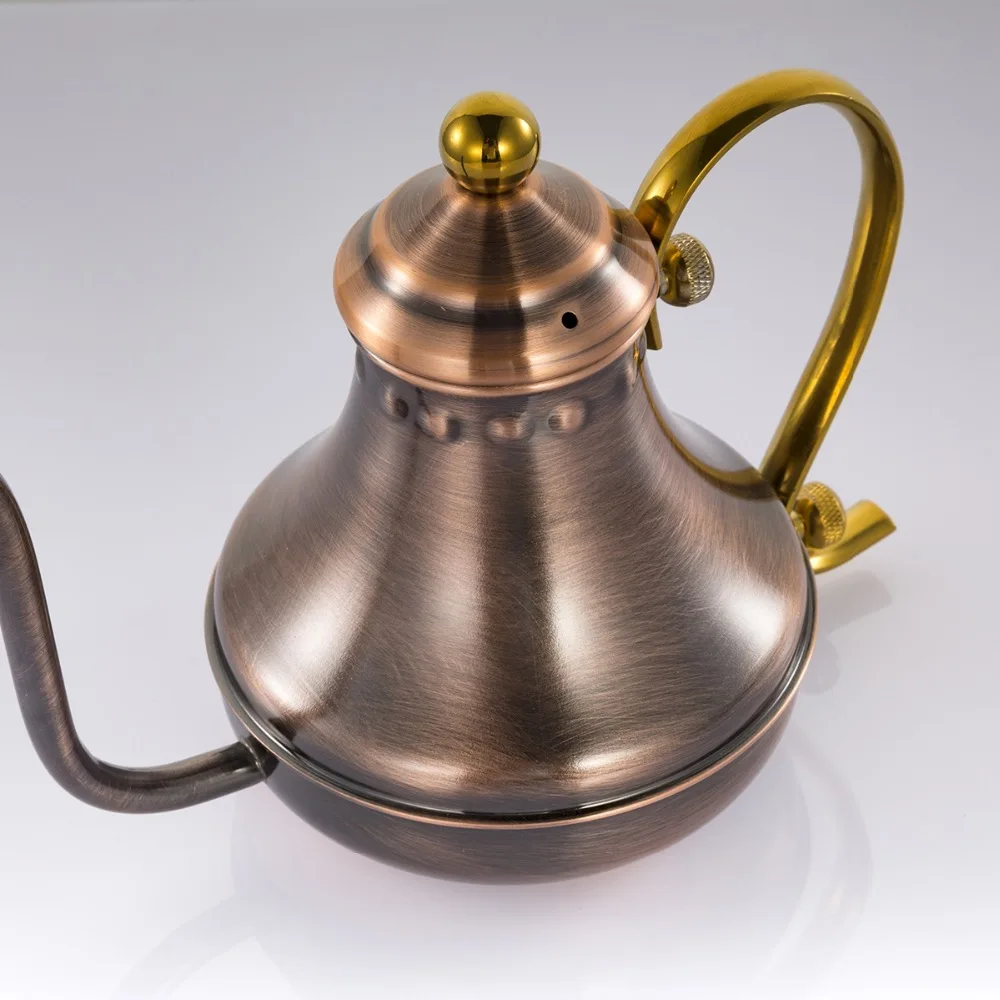 

400ml Stainless steel long spour coffee kettle/stainless steel goosenec spout coffee pot with high quality and bottom price