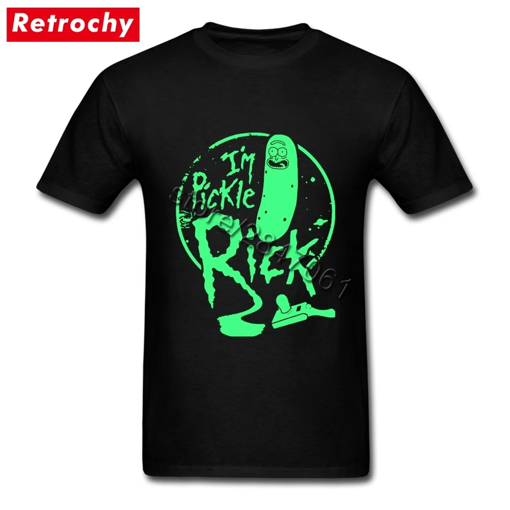 

2019 Fashion Branded T Shirt I am Pickle Rick Shirt for Men Short Sleeved Personalized Tshirt Fan Oversize Fan Apparel