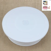 HADELI 28 см пластиковая вращающаяся подставка для украшения торта, противоскользящая круглая подставка для торта, роторный стол для торта