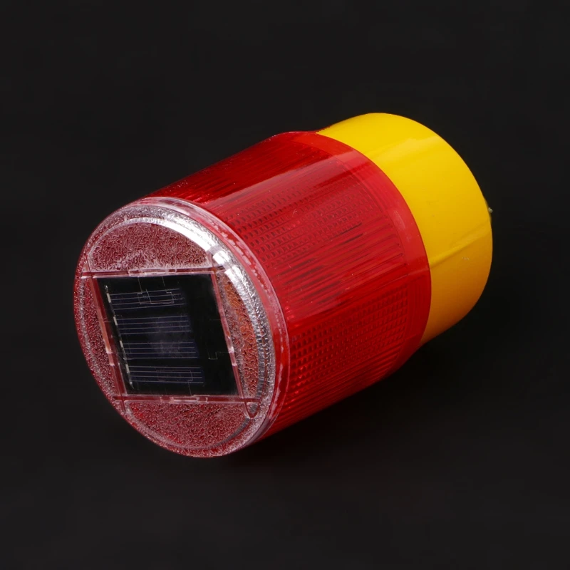 0.3w Solar Powered Emergency Strobe Warning Light Wireless Flashing Traffic Lamp