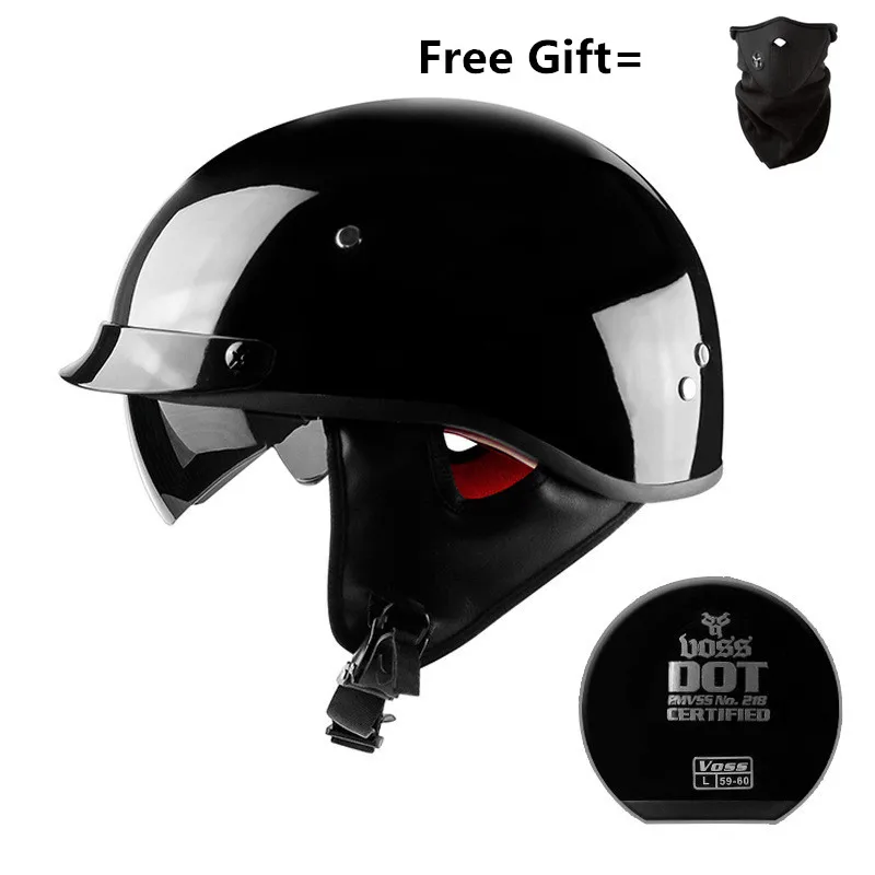 Кепка с черепом мотоциклетный шлем винтажный полулицевой шлем Ретро немецкий стиль Чоппер Крузер