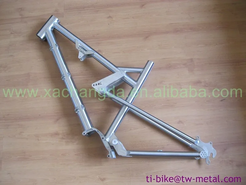 Excellent Titanium Pinion Gearbox Suspension Bicycle Frame Titanium e-bike Frame Custom Titan Full Suspension Frame 1 Excellent Titanium Pinion Gearbox Suspension Bicycle Frame Titanium e-bike Frame Custom Titan Full Suspension Frame 1