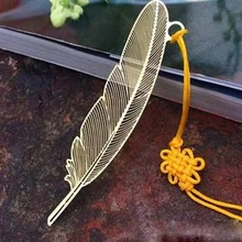 1 шт./компл. креативные металлические перья подарок Bookmarks для книг маркер канцелярский подарок реалистичные Kawaii закладки