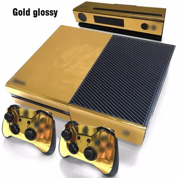 

Gold Glossy sticker for xbox one Vinyl Sticker for xbox one console wireless adapter and controller sticker for xbox one skin