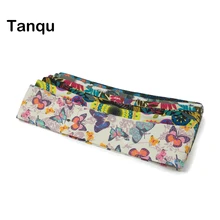 TANQU Новая летняя Классическая Мини цветочная ткань отделка хлопок ткань тонкое украшение для Obag сумка O сумка для тела на лето осень