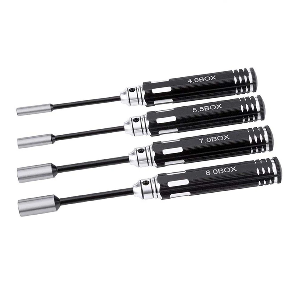 RC Model Tool 4PCS Hex Screw Drivers Nut Socket Wrench Sleeve Wheel Spanner 4.0/5.5/7.0/8.0mm for Daily Making Manual and | Инструменты