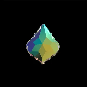 

50mm AB Maple Leaf Pendants One Hole Crystal Colorful Glass Chandelier Pendants For Party/Event Garland Deocr Shining