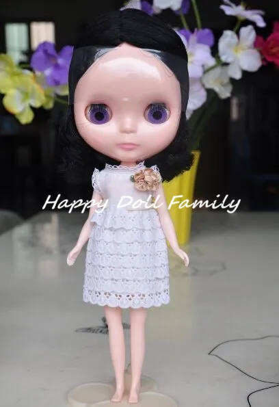 

Blyth doll, nude Blyth doll of 2008 version, eyechip color is random, black short hair