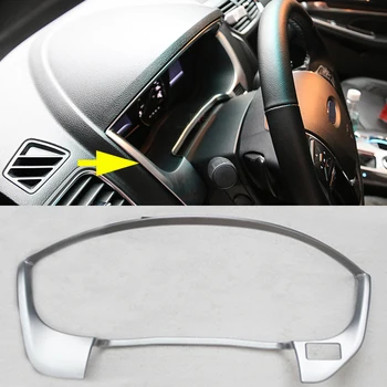 

1pcs For Ford Explorer 2016-2018 ABS Chrome Instrument Panel Decorative Frame Cover car styling