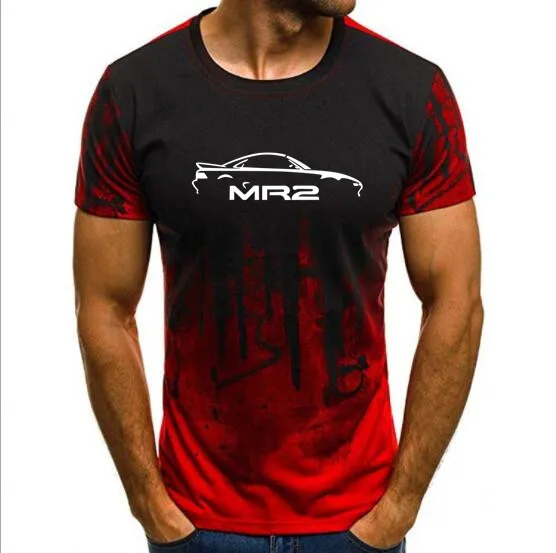 

Tops splash-ink Printed Male Casual TOYOTA MR2 MK1 INSPIRED CLASSIC SPORTS CAR T shirts Camouflage Short Sleeve tshirt