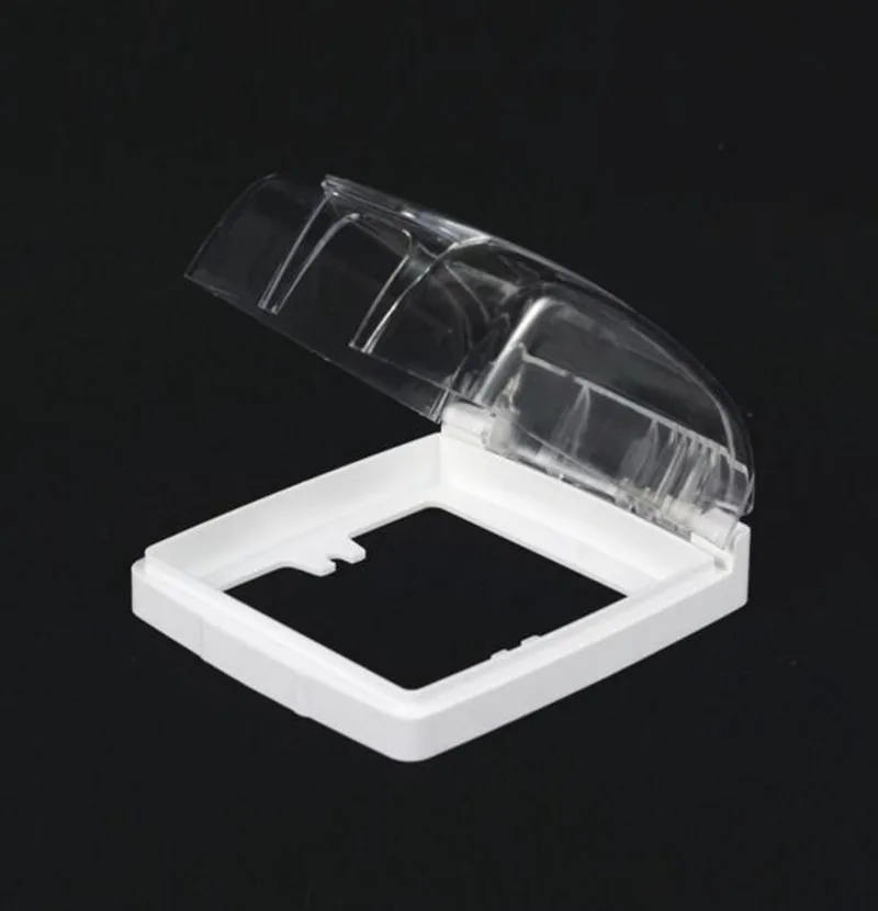 86 Switch Socket Panel Waterproof Box / Transparent Switch Cover 10PCS