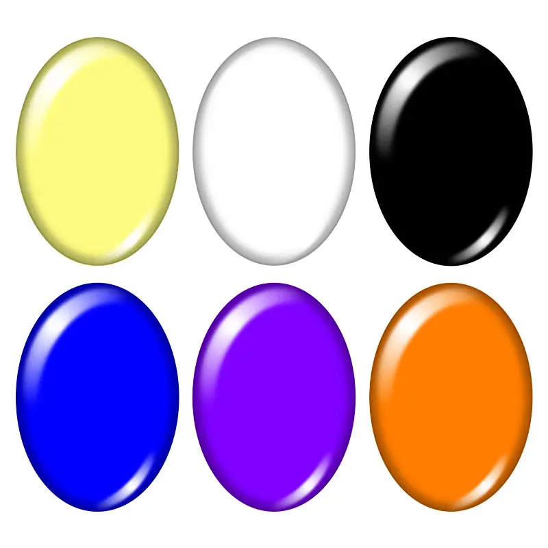

New Solid colors beauty 13x18mm/18x25mm/30x40mm Oval photo glass cabochon demo flat back Making findings TB0021