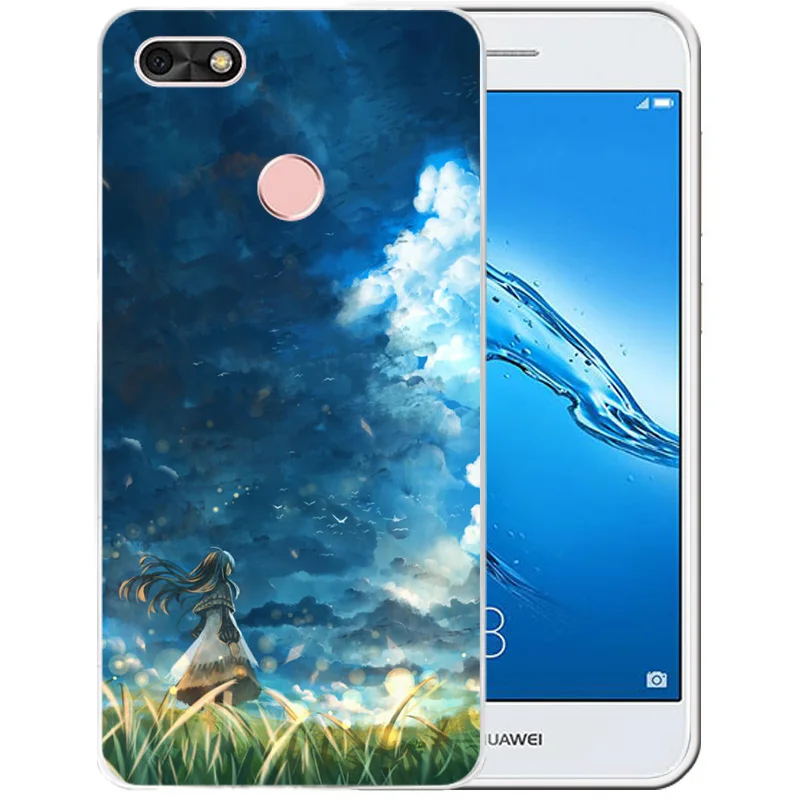 Модные звездное небо Телефон чехол для huawei наслаждаться 7 случаях Мультфильм