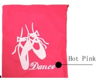 Ярко розовый и черный дешевые пуанты обувь с изображением танца на пуантах печати милый ребенок дети танцевальные сумки/Обувь для девочек