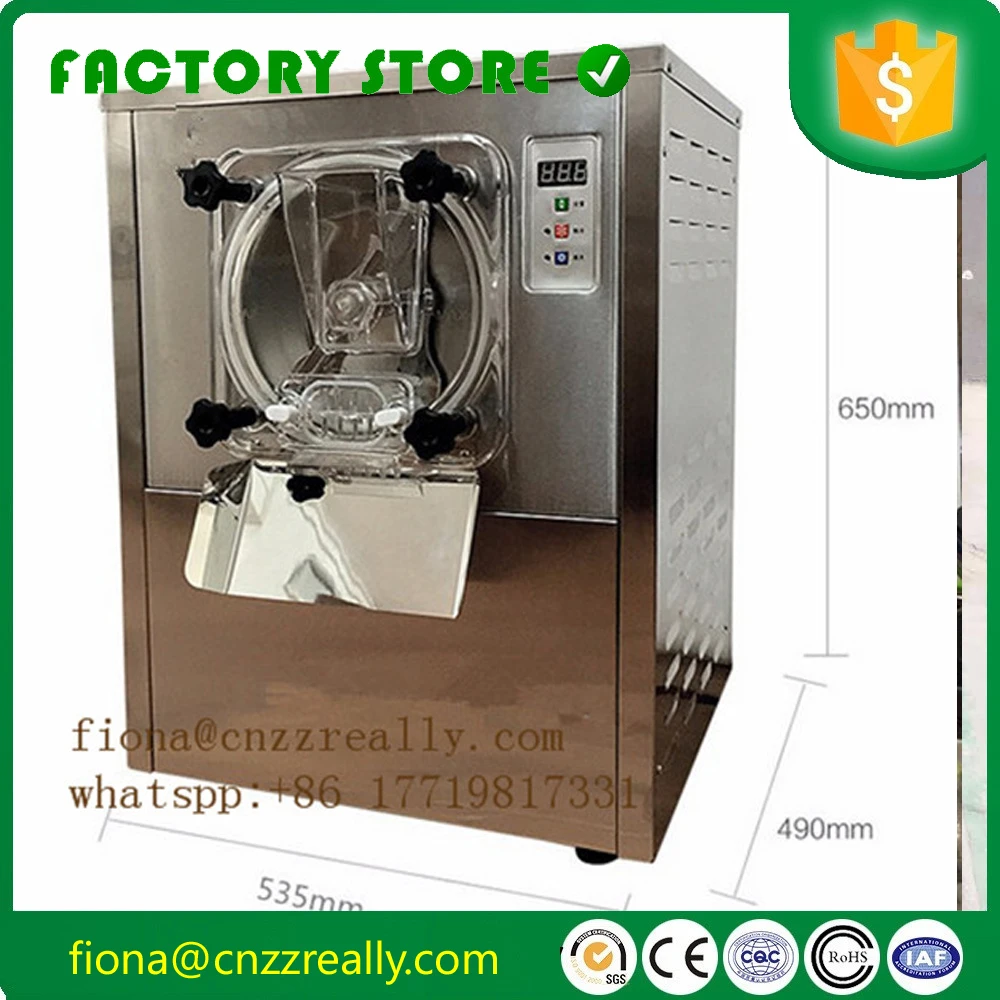 220V Commercial Hard Ice Cream Machine 20L/H Stainless Steel Ice Cream