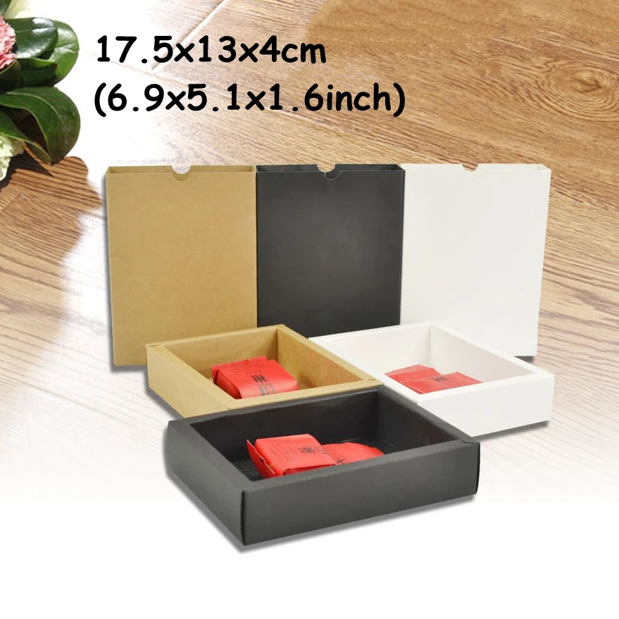 10PCS 5 White Kraft Paper Gifts Box Packaging Wedding Favors Candy