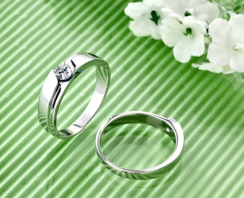 LMNZB Брендовое Трендовое парное кольцо, 925 пробы, серебро, CZ, циркон, обручальные кольца для женщин и мужчин, кольца для любви, опт LRD09