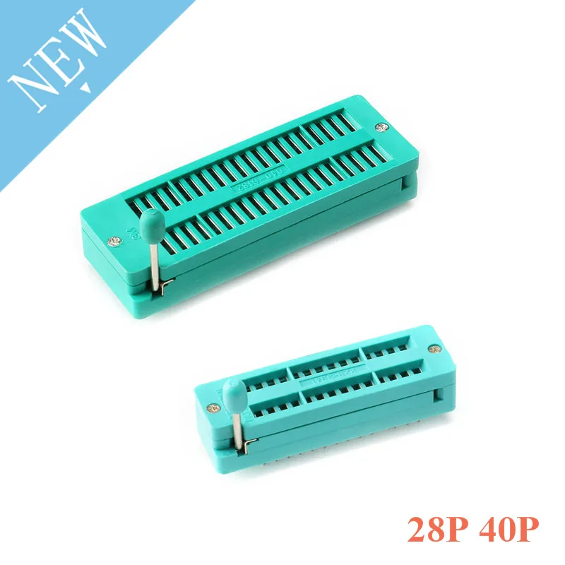 2pcs Universal 40P 40Pin ZIF ZIP DIP IC Test Tester Board Socket Board Socket