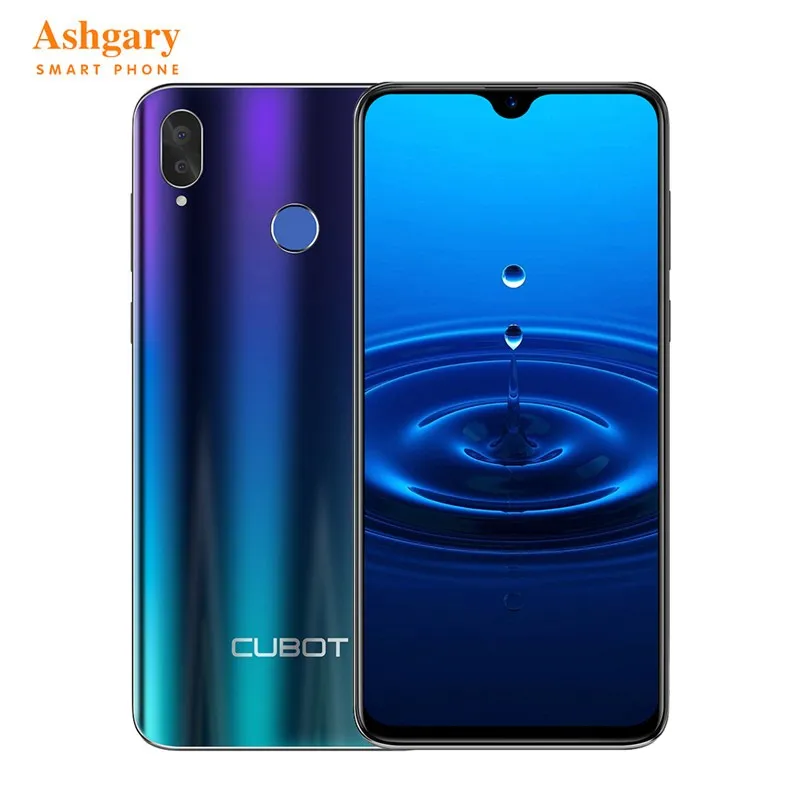 

CUBOT R15 3G Smartphone 6.26'' Android 9.0 MT6580P Quad Core 2GB RAM 16GB ROM 5.0MP Front Camera Fingerprint 3000mAh Cellphones