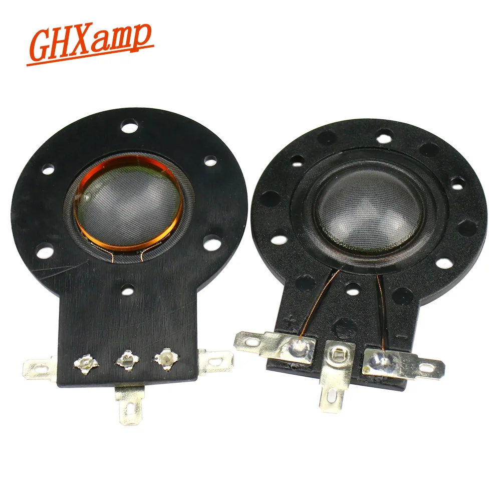 GHXAMP 25 Core Voice Coil Horn Tweeter 25.5mm Round Frame Dome Speaker Repair Parts 8Ohm 2PCS | Электроника