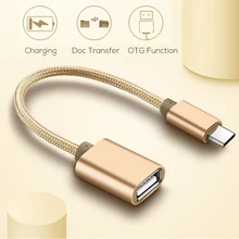 Type-C гнездовой разъем для Micro USB 2,0 Мужской OTG конвертер адаптер данных для Xiaomi 4C LeTV 1s для huawei Android U диск адаптер