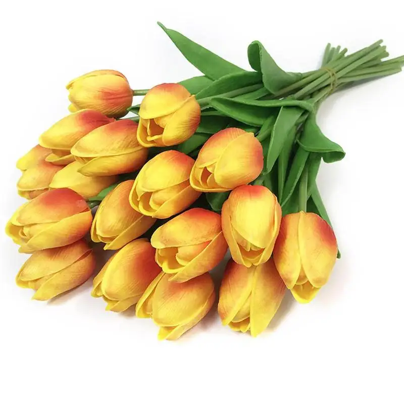 Tulips Artificial Flowers 1pcs Real Touch Artificial Flowers for For Garden Home Wedding Decoration Silk Flowers Drop Shipping Tulips Artificial Flowers 1pcs Real Touch Artificial Flowers for For Garden Home Wedding Decoration Silk Flowers Drop Shipping