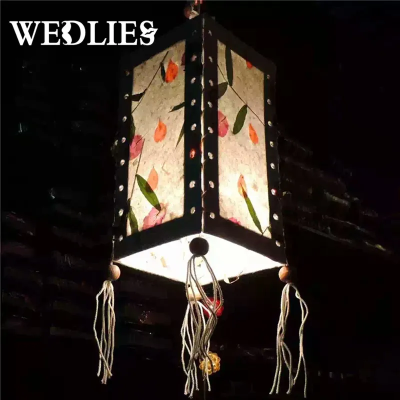 cotton lantern festival thailand traditional flying paper sky with string pre attached wedding party decoration
